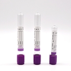 Medical Use Vacuum EDTAK3 Tube PET Glass  For Hematology Tests 100 Pcs/Tray