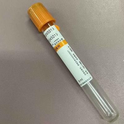 Máy kích hoạt khe đầu màu cam Ống lấy máu Pro Coagulation