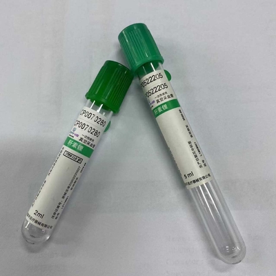 Ống Heparin màu xanh lá cây Hút máu chân không 1ml - 10ml