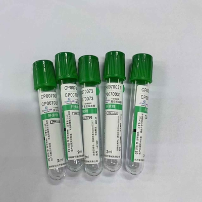 CP-NH (LH) 5ml Ống Lithium Heparin Thu thập máu chân không Màu xanh lá cây