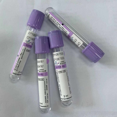 Ống lấy máu Edta K2 K3 y tế Bìa đầu màu oải hương tùy chỉnh