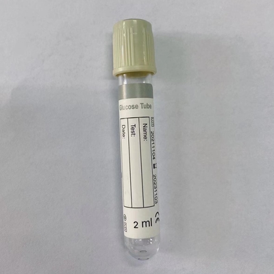 Ống glucoza nắp xám với natri florua EDTA Heparin Ống 1 - 10ml