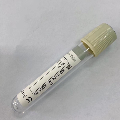 Ống natri florua cho glucose EDTA Ống Heparin Nắp xám