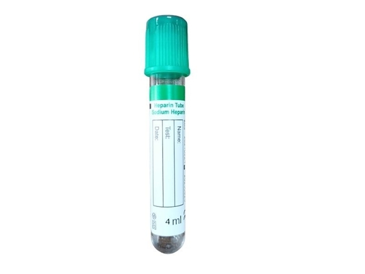 Bộ sưu tập máu Ống lithium Heparin Thử nghiệm sinh hóa khẩn cấp nhanh Chân không