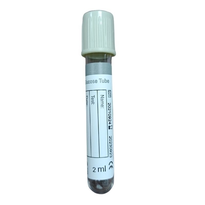 Glucose máu chân không Thu thập ống y tế PET Glass Natri Fluoride