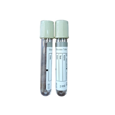 Bộ sưu tập máu chân không Glucose Tube Màu xám Cap 10ml Nhựa