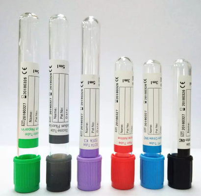 PET Glass Serum Blood Collection Tube Chân không y tế dùng một lần