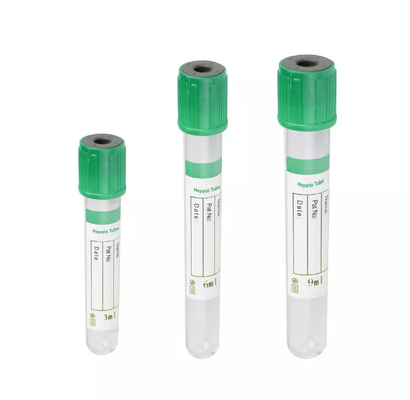Bệnh viện Sử dụng ống Lithium Heparin Bộ sưu tập máu y tế Nhựa Natri