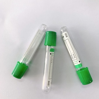 Ống nhựa thủy tinh natri lithium heparin để lấy máu chân không