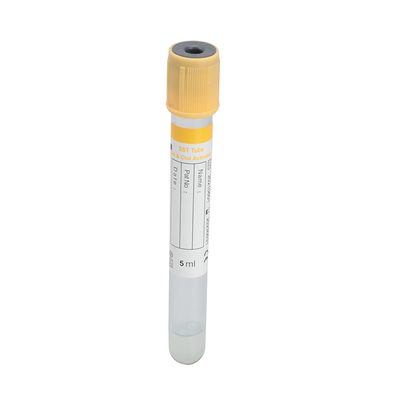 Gel y tế và chất kích hoạt đông máu ống thu máu chân không kính vàng / ống PET