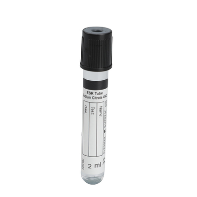 Thuốc dùng một lần lấy máu bằng chân không ống dẫn natri Citrate ống dẫn ESR ống dẫn màu đen