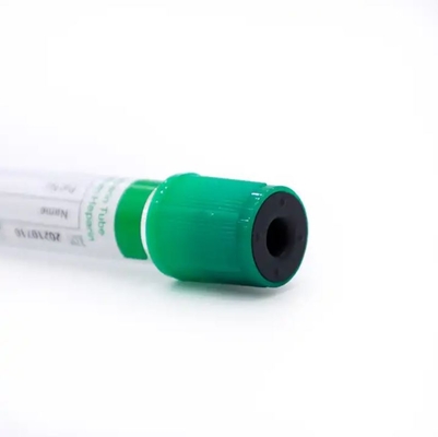 1-10ml PET dùng một lần Thu thập máu chân không Lithium Heparin Tube Green Top Medical Consumables