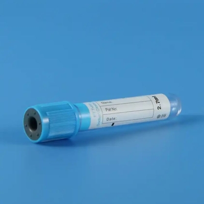 Thử nghiệm trong phòng thí nghiệm Sodium Citrate Thuốc hút bụi lấy máu PT Tube với đầu màu xanh
