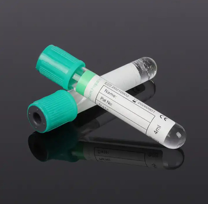Cung cấp y tế bệnh viện ống thu máu chân không Heparin Lithium Heparin ống cho mẫu huyết tương