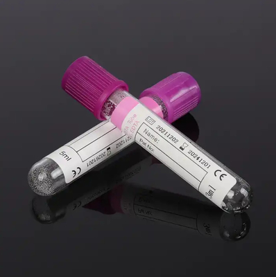 Cung cấp y tế bệnh viện ống thu máu chân không EDTA K3 EDTA K2 ống màu tím rút khối lượng 1-10ml