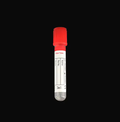 Red Top Không có chất phụ gia đơn giản dùng một lần bệnh viện xét nghiệm y tế chân không sử dụng một lần huyết thanh ống thu máu