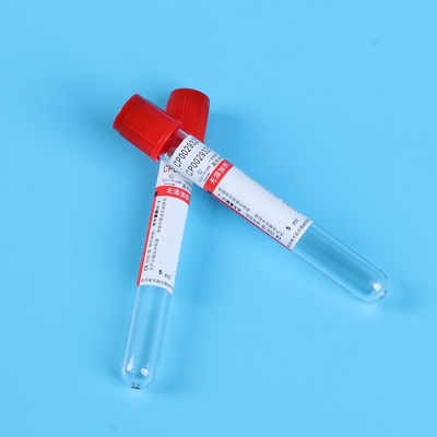 Thu thập máu trong một ống thông thường mà không có chất chống đông máu