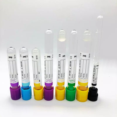 1-10ml PET và kính ống thu máu chân không dùng một lần, nhãn tùy chỉnh có sẵn